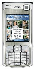 MIDQM Compatible con Nokia N70 Plata - Smartphone (176 x 208 Pixeles, 0,262144M, 1024 MB, 20x, 1600 x 1200 Pixeles, GPRS)