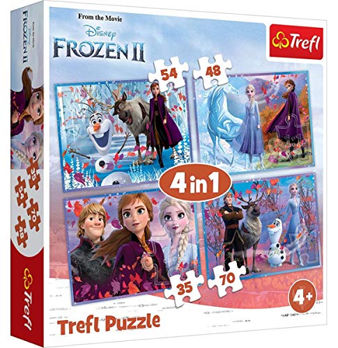 Disney Frozen Trefl 2 4-in-1 Puzzle