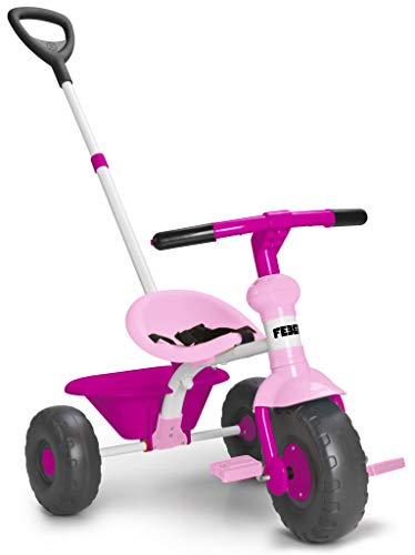 FEBER Baby Trike Pink - Triciclo Rosa para niños y niñas de 1 a 3 años (Famosa 800012140)