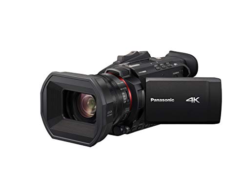 Panasonic HC-X1500E - Videocámara 4K (lente Leica, Live Streaming, gran angular 25 mm, zoom óptico de 24x, Wifi), negro