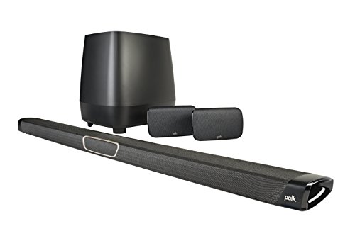 Polk Audio MagniFi MAX SR 5.1canales 400W Negro Sistema de Cine en casa - Equipo de Home Cinema (No se Incluye, 5.1 Canales, 400 W, DTS,Dolby Digital 5.1, 60 W, 7,62 cm (3"))