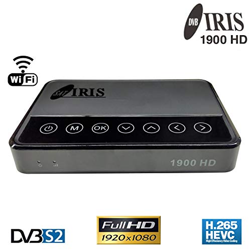 Nuevo Iris 1900 HD Receptor Satélite WiFi USB H265
