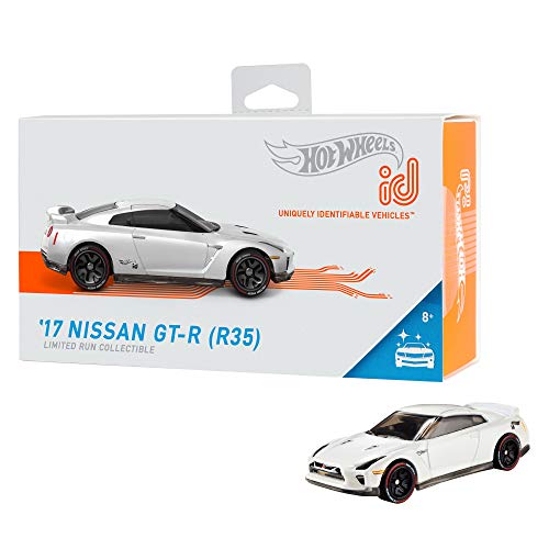 Mattel - Hot Wheels ID Vehículo de juguete,  coche 17 Nissan GT-R , +8 años  ( FXB13)