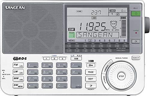 Sangean ATS-909 X - Radio de 1.5 W (LCD, estéreo), blanco