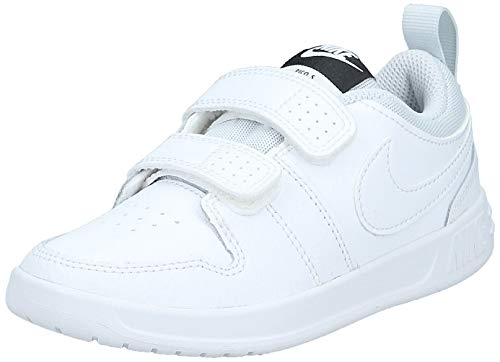 Nike Pico 5 (PSV), Zapatillas de Tenis Unisex Niños, Blanco (White/White/Pure Platinum 100), 28 EU