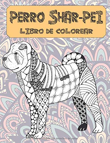 Perro Shar-Pei - Libro de colorear