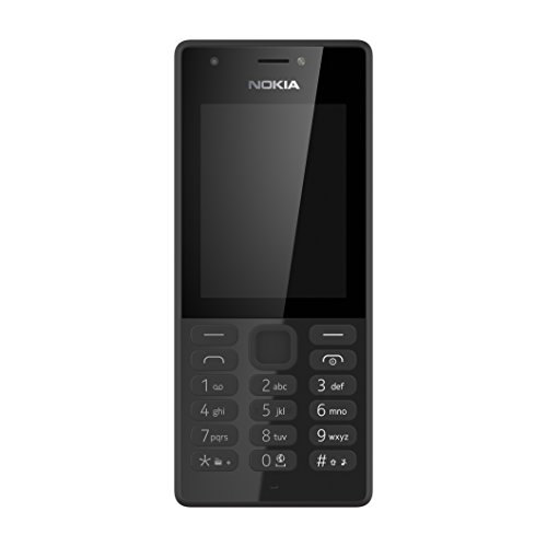 TELEFONO MOVIL NOKIA 216 BLACK - DISPLAY 2.4'/6.7CM - CAMARA 0.3MPX - DUAL SIM - SLOT MICROSD (HASTA 16GB) - RADIO FM - BT - BATERIA 1020mAh