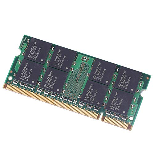 Febelle 1pcs Memoria RAM para Portátil (Compatible con Elpida 2GB DDR2 PC2-6400S, 800 MHz, 200 Pines, SO-DIMM, PC6400)