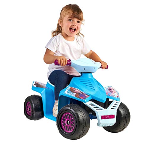 Feber - Quad Moto Racy Frozen 2, para niños y niñas a partir de 18 meses, 6V (Famosa 800012193)