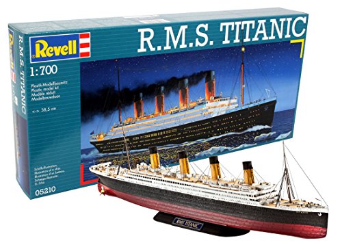 Revell- RMS Maqueta R.M.S. Titanic, Kit Modello, Escala 1:700 (5210) (05210), Multicolor