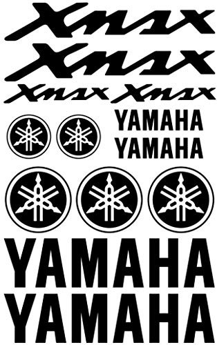 kit pegatinas Vinilo para YAMAHA XMAX vinilo de corte con papel transportador, tamaño de lamina 300mm x550mm varios colores disponibles (AZUL)