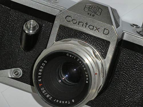 para cámaras réflex Digitales de 135-24x36 mm. Año de construcción Aprox. 1949. Raramente Contax D, Incluye Carl Zeiss Jena Tessar 2,8/50 - Objetivo para cámara de Fotos