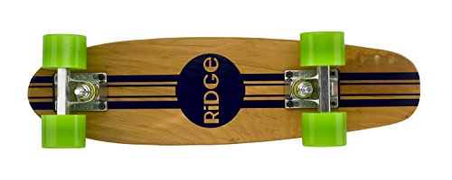 Ridge Maple Mini Retro Cruiser Skateboard, Unisex, Verde, UK: 22 Inch