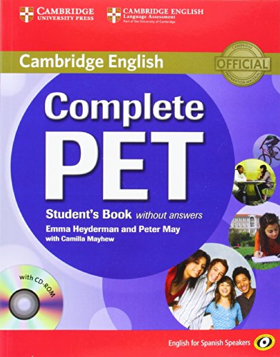 Complete PET for Spanish Speakers Student's Book without Answers with CD-ROM