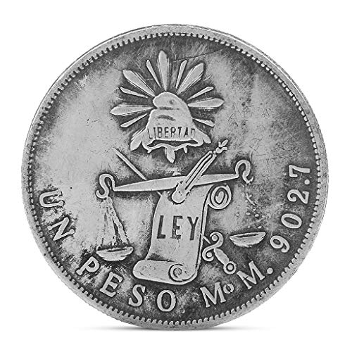 Exing coleccionistas Monedas Moneda, Copia 1872 la República México Plata una Peso Eagle Emboss Plating Recuerdo Moneda Moneda Cobre