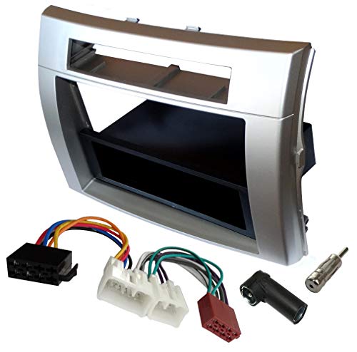 AERZETIX: Marco adaptador kit 2DIN cubierta plástica moldeado para el cambio de autoradio original con un radio estándar del coche vehículos automóvil