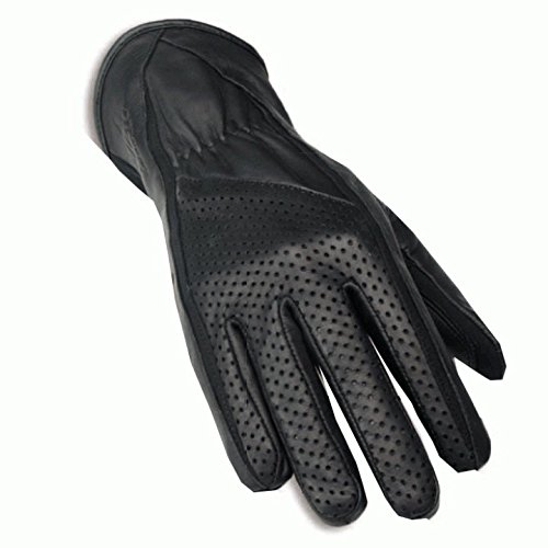UNIK Women's Summer C-30 Gloves Pair Guantes, Mujer, Negro, Large