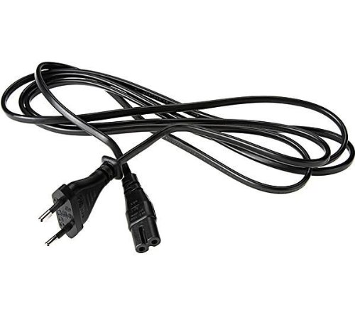 MCL Power Cord Portable Black 2.0m 2m Negro - Cable (2 m, Negro)