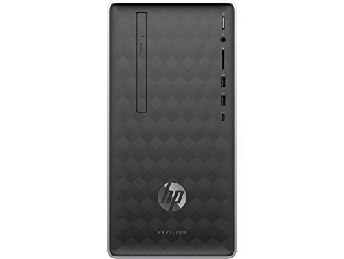 HP Pavilion 590-p0305ns - Ordenador de sobremesa (AMD A10-9700, 8GB RAM, 1TB HDD, NVIDIA GTX 1050-2GB, Sin sistema operativo), Color Negro