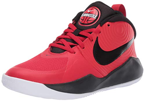 Nike Team Hustle D 9 (GS), Zapatos de Baloncesto Unisex Adulto, Rojo (Univ Red/Black/White 600), 38.5 EU