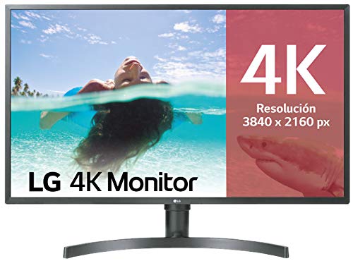 LG 32UK550-B - Monitor 4K UHD de 80 cm (31,5") con panel VA (3840 x 2160 píxeles, 16:9, 300 cd/m², DCI-P3 >95%, 3000:1, 4 ms, 60 Hz, FreeSync, DP x1, HDMI x2, auriculares, altavoz) color negro