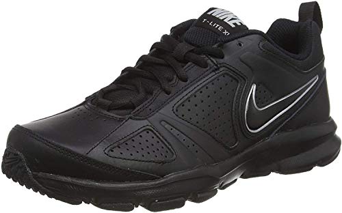 Nike T-Lite 11, Zapatillas de Cross Training para Hombre, Schwarz Black Black Metallic Silver, 45.5 EU