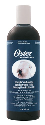 Oster Champú de vainilla para perro Show White, concentrado 16:1, 473 ml