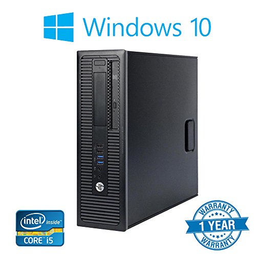 HP EliteDesk 800 G1 SFF Black Desktop PC, Intel Quad Core i5-4570 3.20GHz, 8GB RAM, 256GB SDD with Windows 10 Pro (Reacondicionado)