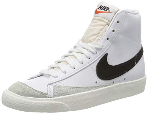 Nike Blazer Mid '77 VNTG, Zapatillas de Baloncesto para Hombre, Blanco (White/Black 000), 40 EU