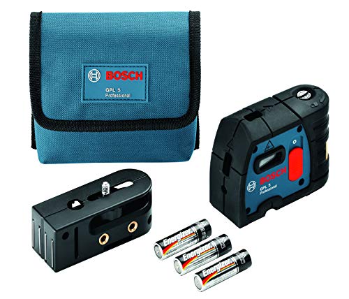 Bosch Professional Láser de 5 puntos GPL 5 (láser rojo, Alcance: hasta 30 m, Estuche de protección)
