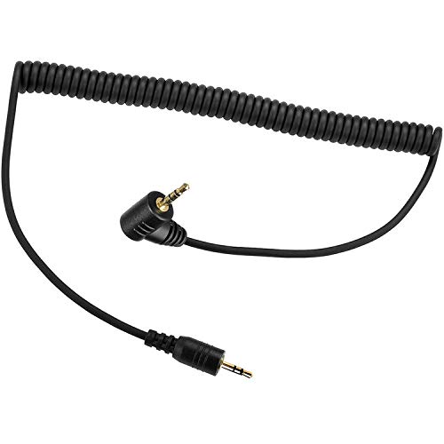 PHOLSY 2,5 mm C6/E3 Cable Disparador Remoto Cable de Conexión para Canon Fujifilm Pentax Samsung Contax Sigma