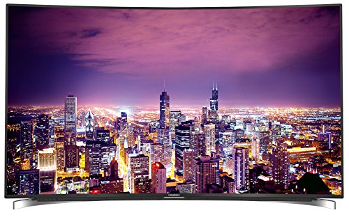 Grundig FLX 9590 BP - Televisor curvo (139 cm/55", Ultra HD, sintonizador triple, 3D, Smart TV)