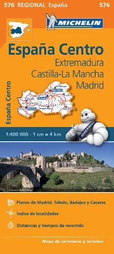 Mapa Regional Extremadura, Castilla la Mancha, Madrid (Carte regionali)