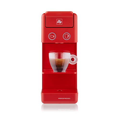 Illy Caffè Espresso und Coffee Máquina de café y3 Iperespresso, 850 W, 0.75 litros, plástico, Rojo