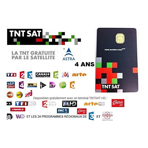 SATENCO TNT - Tarjeta Inteligente para satélite (4 años)
