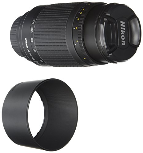 Nikon AF Nikkor 70-300mm f/4-5.6G Negro - Objetivo (13/9, 70-300 mm, 1/3.9, Negro, 7,4 cm, 6,2 cm)