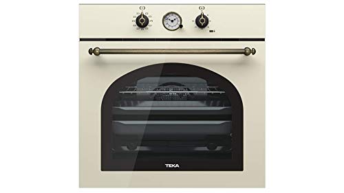 Horno - TEKA HRB 6300 VN, 70 l, 3215 W, Encastrable, Limpieza por agua, A, Crema