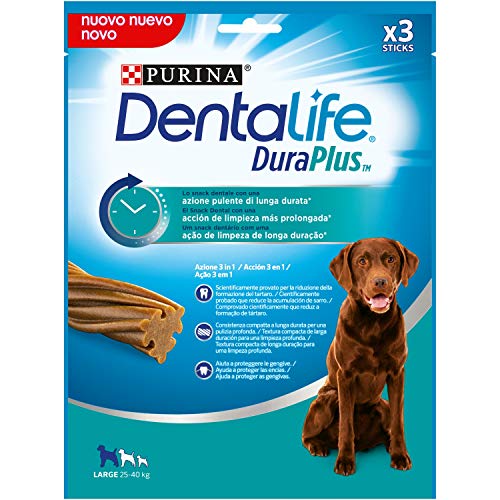 Purina DentaLife Snack Dental para Perro Grande DuraPlus Large 5 x 243g - 5 Stick