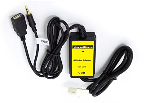 Cable 1,2 m Adaptador USB Aux para radios de la Serie Mazda B, Mazda CX7, 3, 5, 6, MX5, MPV, Tribute, Entre Otros