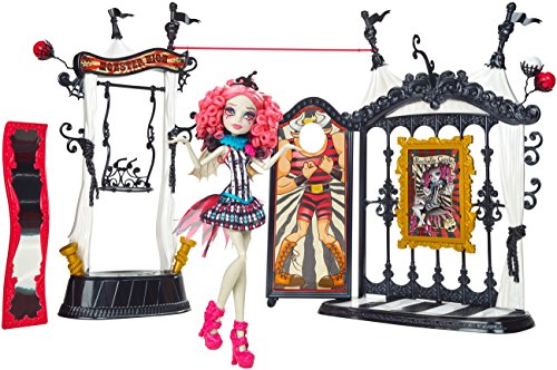 Mattel Monster High Freak du Chic Circus Scaregrounds & Rochelle Goyle Doll - muñecas (Multicolor, Indonesia)