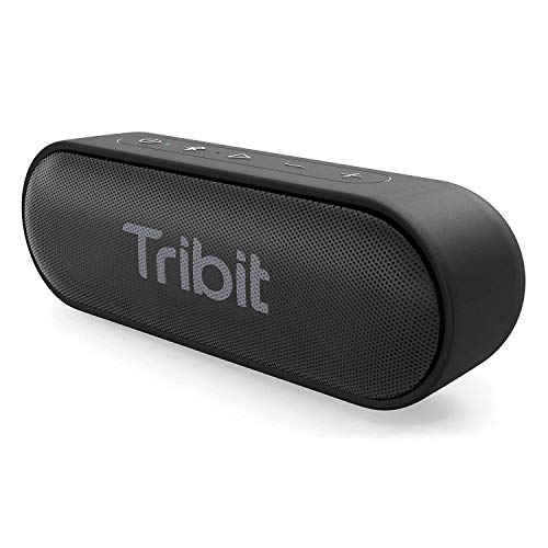 Tribit XSound Go IPX7 - Altavoz Bluetooth con Sonido, Impermeable, 24 Horas, 20M Bluetooth Distancia, Radio Portátil, USB, Negro