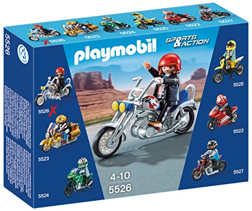Playmobil Coleccionables - Sports & Action Moto Chopper Muñecos y Figuras (Playmobil 5526)