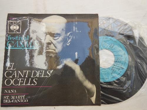 Antiguo Vinilo Single - Old Vinyl Single : FESTIVAL CASALS : Cant dels Ocells; Nana; Sant Martí del Canigó.