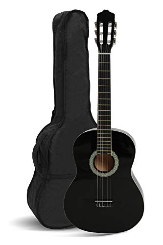 Navarra NV14 - Guitarra clásica, Negro