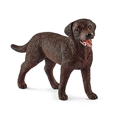 Schleich-13834 Perro Labrador Retriever Hembra, Color marrón (13834)