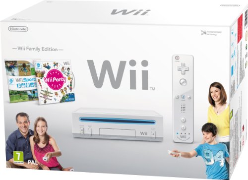 Nintendo Wii Hw Blanca + Wii Party + Wii Sports