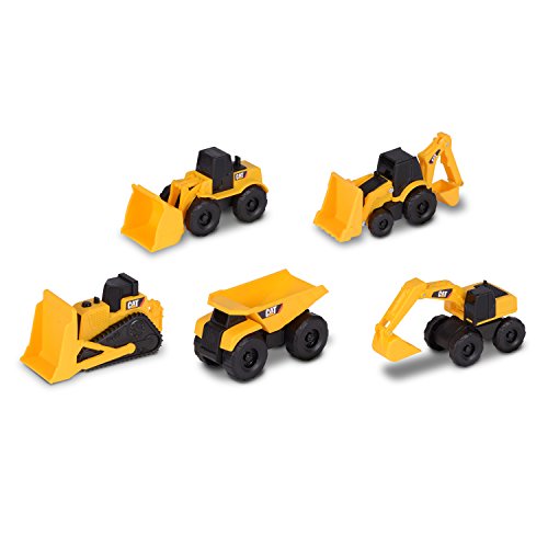 Toy State- Disney Cat Vehículo de Obras Públicas y Construcción, Color Amarillo, 8.9 x 3.8 x 3.8 cm (34601)