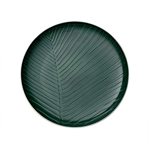 Villeroy & Boch It'S My Match Plato Leaf, 24 cm, Porcelana Premium, Verde