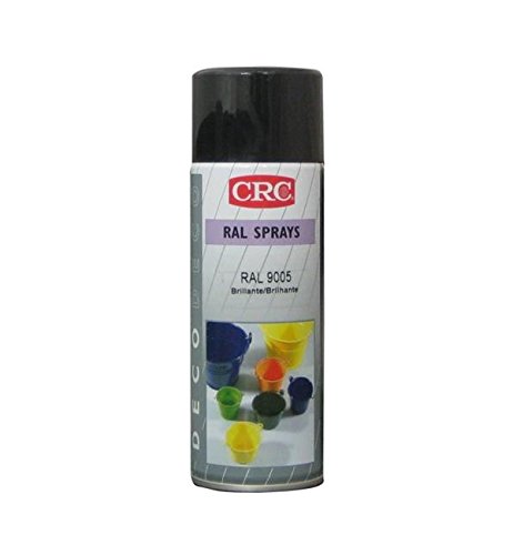 CRC 31308-AA Spray Pintura, Negro Brillo, 400 ml