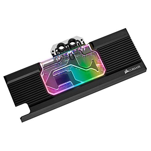 Corsair Hydro X Series, XG7 RGB 20-SERIES Bloque de Refrigeración Líquida para GPU para NVIDIA GeForce RTX 2080 Ti Founders Edition (Precisión Estructura, Personalizable Iluminación RGB) Negro